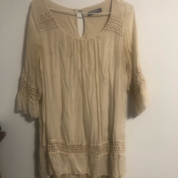 Boho neutral dress - Picture 2 of 3